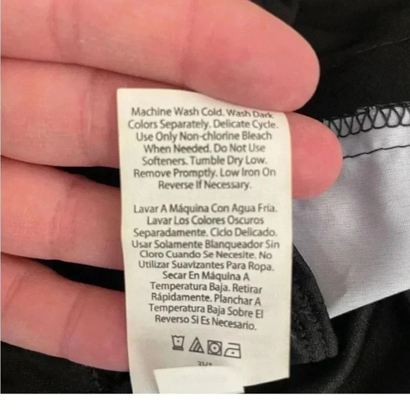 Athletic Works Women’s Grey Black Camo High Rise Pull-On Shorts SZ M # 1148 - Picture 9 of 11